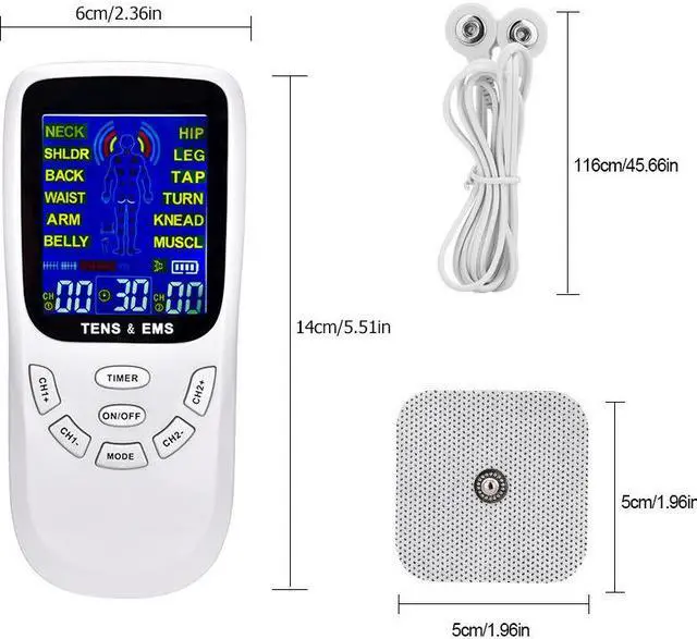 Alt view image 4 of 7 - TAKROL T-105 12-Mode Meridian Physiotherapy Device Multifunctional Acupuncture Point Acupuncture and Pulse Device Mini Physiotherapy Massager