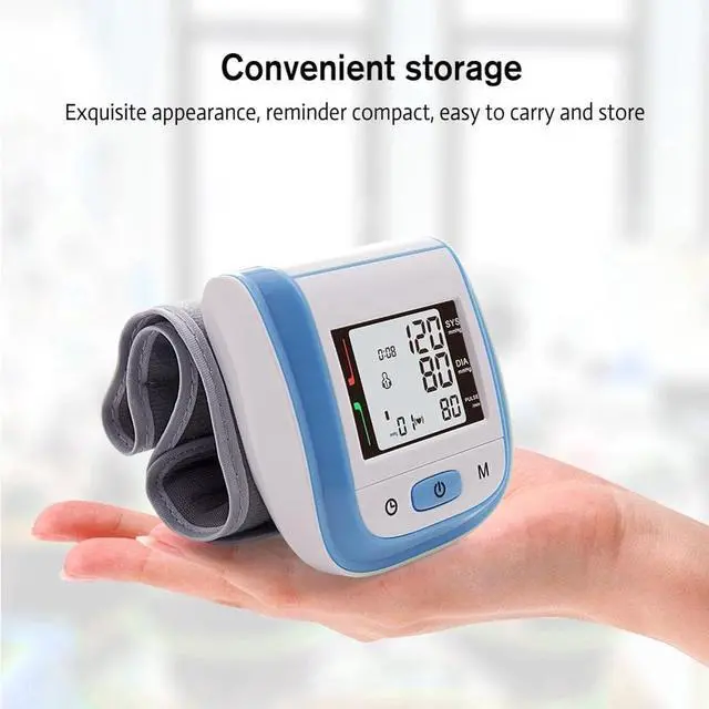 Alt view image 3 of 6 - TAKROL Tonometer Automatic Wrist Digital Blood Pressure Monitor Digital LCD Sphgmomanometer Heart Beat Rate Pulse Meter