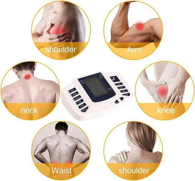 Alt view image 5 of 7 - TAKROL M-309 Health Care Tens Massager Foot Therapy Electronic Body Slimming Pulse Acupuncture Neck Massager for Muscle Pain Relief