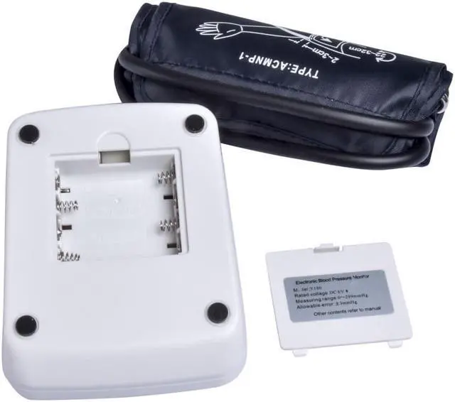 Alt view image 5 of 7 - TAKROL CK-X180 Electric Bp Monitor with Adapter Cable Digital Tensiometer Arm Blood Pressure Monitor Fully Automatic &High-precision Electronic Sphygmomanometer Arm Style Home Tonometer