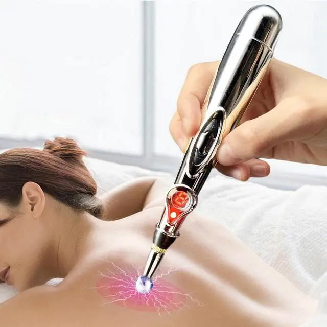 Main image of TAKROL Electric Acupuncture Point Massage Pen Pain Relief Laser Therapy Electronic Meridian Energy Pen Face Body Back Neck Leg Massager