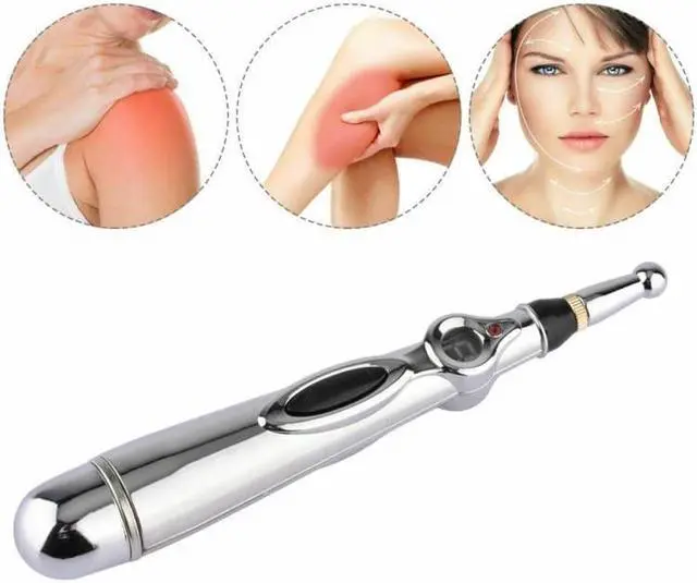 Alt view image 3 of 7 - TAKROL Electric Acupuncture Point Massage Pen Pain Relief Laser Therapy Electronic Meridian Energy Pen Face Body Back Neck Leg Massager