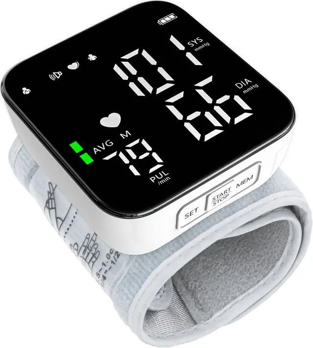Alt view image 5 of 7 - TAKROL W188 Wrist Blood Pressure Monitor Automatic Blood Pressure Kit Bp Cuff Wrist Cuff Tensiometer Profesional Heart Rate Monitor
