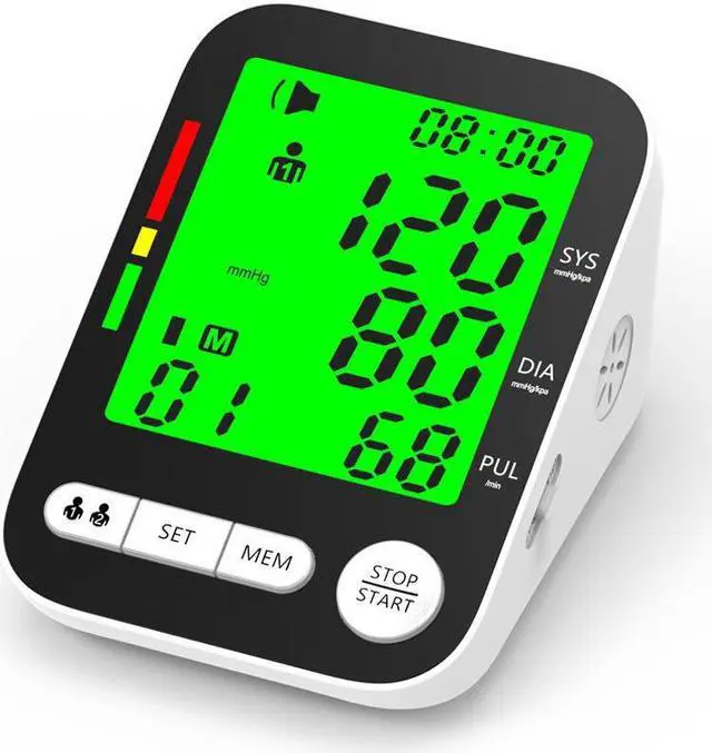 Alt view image 5 of 7 - TAKROL A-156 Rechargeable Arm Blood Pressure Monitors Tensiometer Automatic Tonometer Heart Rate Monitor Cuff