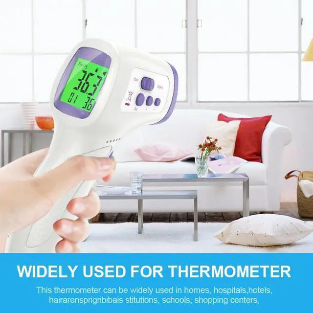 Alt view image 5 of 6 - TAKROL Ck-t1501 Portable Thermometer Infrared Forehead Thermometer Non-Contact Digital Thermometer with Fever Alert Function, 3 in 1 Digital Medical Infrared Thermometer for Baby, Adults