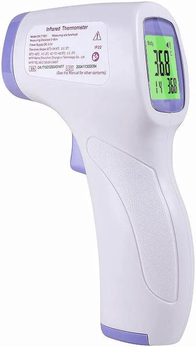 Alt view image 3 of 6 - TAKROL Ck-t1501 Portable Thermometer Infrared Forehead Thermometer Non-Contact Digital Thermometer with Fever Alert Function, 3 in 1 Digital Medical Infrared Thermometer for Baby, Adults