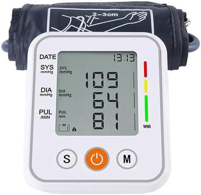 Alt view image 2 of 6 - TAKROL-B01 Automatic Upper Arm Blood Pressure Monitor Electronic Sphygmomanometer Medical Blood Pressure Measuring Instrument