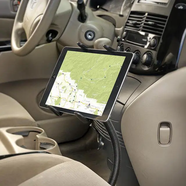 Alt view image 7 of 7 - Arkon Mounts TAB188L22 - Car or Truck Seat Rail or Floor Tablet Mount with 22 inch Arm