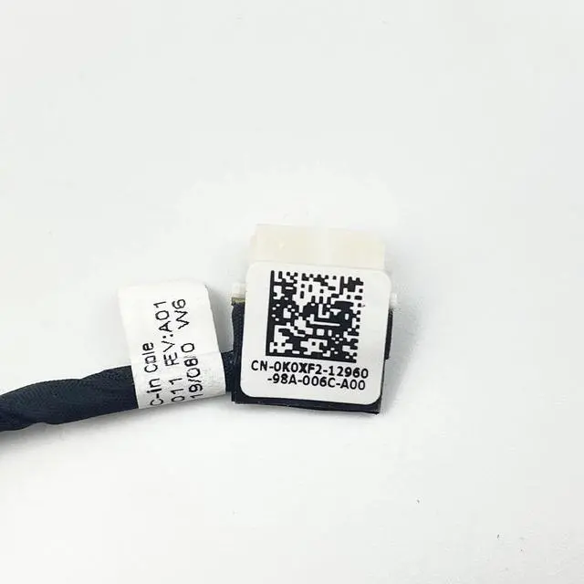 Alt view image 4 of 4 - DC Power Jack with cable For Dell Inspiron 14 5590 5490 5580 5598 5588 5585 5480 5485 5488 5498 laptop DC-IN Flex Cable