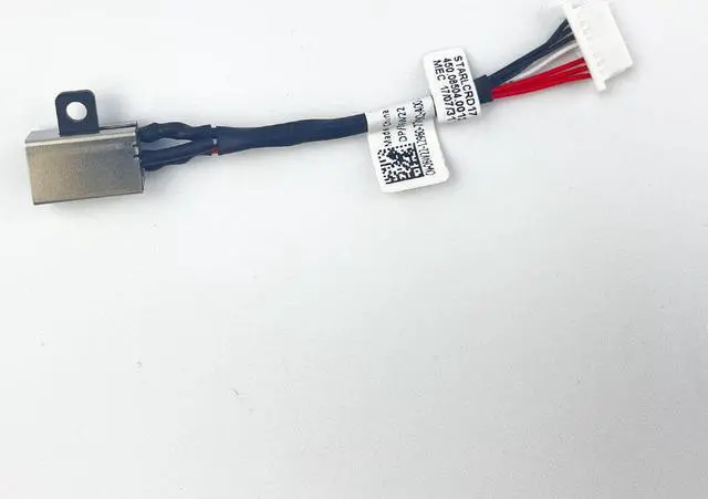 Alt view image 2 of 4 - DC Power Jack with cable For Dell Inspiron 17 7778 7779 P30E 7378 7368 7405 5482 laptop DC-IN Charging Flex Cable 06VV22