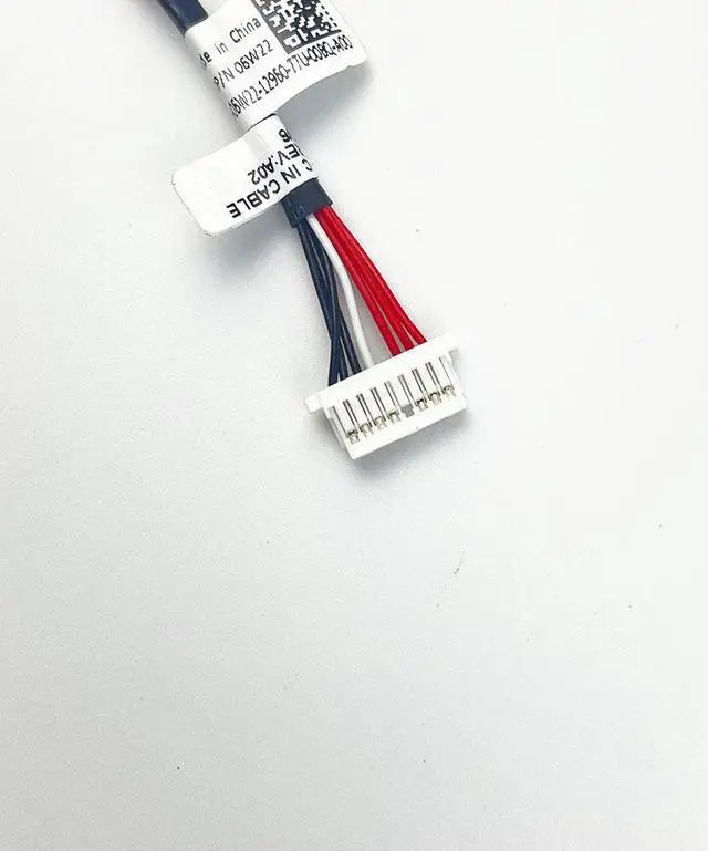 Alt view image 4 of 4 - DC Power Jack with cable For Dell Inspiron 17 7778 7779 P30E 7378 7368 7405 5482 laptop DC-IN Charging Flex Cable 06VV22