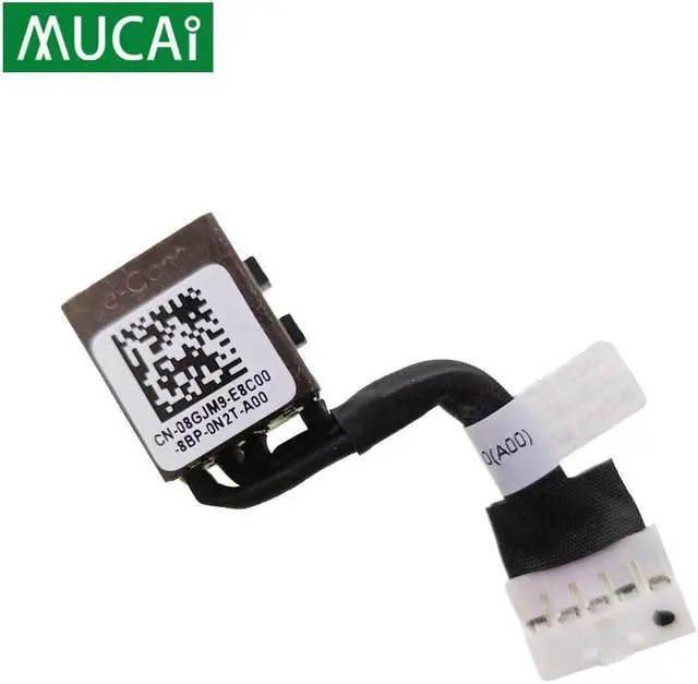Main image of DC Power Jack with cable For Dell Latitude E7480 E7490 E7491 08GJM9 laptop DC-IN Flex Cable
