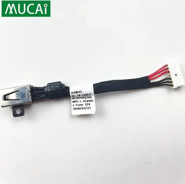 Main image of DC Power Jack with cable For Dell Inspiron 13 15 17 7390 7391 7791 7590 7586 7786 laptop DC-IN Flex Cable