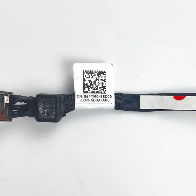 Alt view image 4 of 4 - DC Power Jack with cable For Dell Inspiron 13 15 17 7390 7391 7791 7590 7586 7786 laptop DC-IN Flex Cable