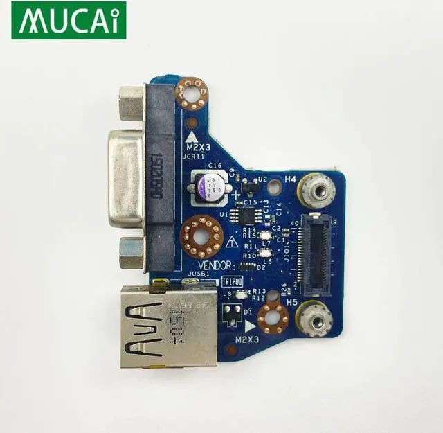 Main image of USB VGA Jack board For Dell Latitude E6440 laptop USB Charging VGA board VAL90 LS-9938P