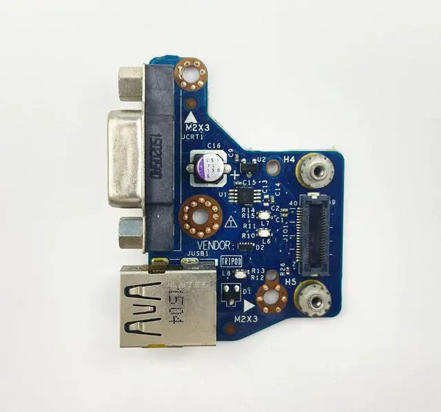 Alt view image 2 of 4 - USB VGA Jack board For Dell Latitude E6440 laptop USB Charging VGA board VAL90 LS-9938P