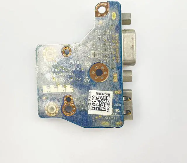 Alt view image 3 of 4 - USB VGA Jack board For Dell Latitude E6440 laptop USB Charging VGA board VAL90 LS-9938P