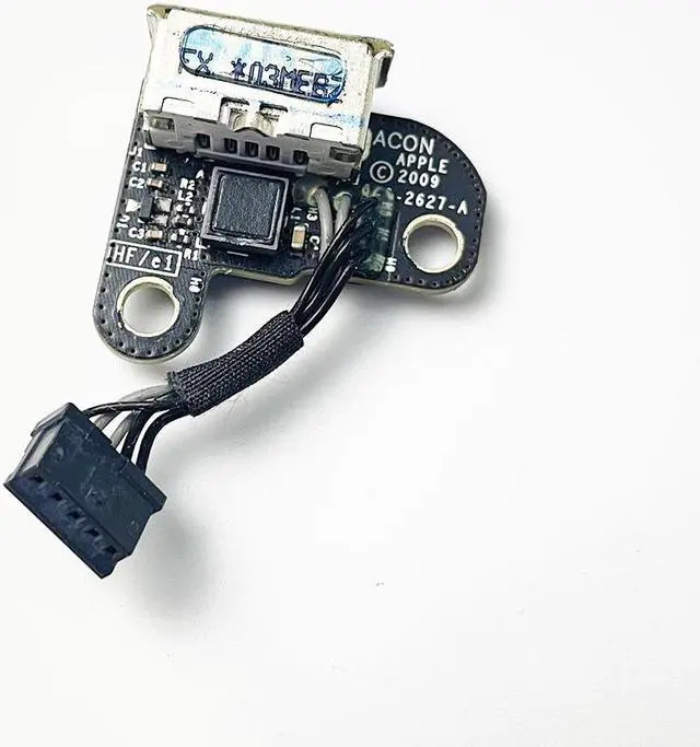 Alt view image 3 of 4 - DC Power board Jack with cable For Apple Macbook A1342 13 13.3 MC207 MC516 2009 2010 laptop DC-IN Flex Cable 820-2627-A 922-9176