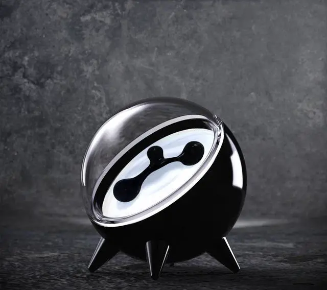 Alt view image 3 of 7 - Ferrofluid Sound Visualizer, Dancing Ferrofluid Lamp with Music Rhythm, Magnetic Fluid Sound Display Lamp, Magnet Ferro Fluid Toy Futuristic Desktop Decor Birthdays Christmas