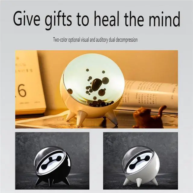 Alt view image 7 of 7 - Ferrofluid Sound Visualizer, Dancing Ferrofluid Lamp with Music Rhythm, Magnetic Fluid Sound Display Lamp, Magnet Ferro Fluid Toy Futuristic Desktop Decor Birthdays Christmas