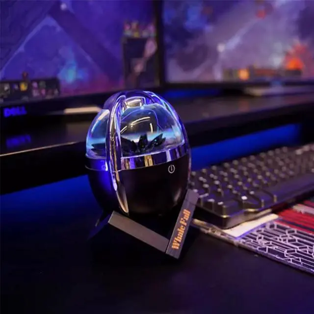 Alt view image 7 of 7 - Dancing ferrofluid Speaker Bluetooth 5.0 Wireless Speaker with Music Rhythm Magnetic Fluid Speaker Ferrofluid Display Lamp, Magnet Liquid Toy, Desktop Decor