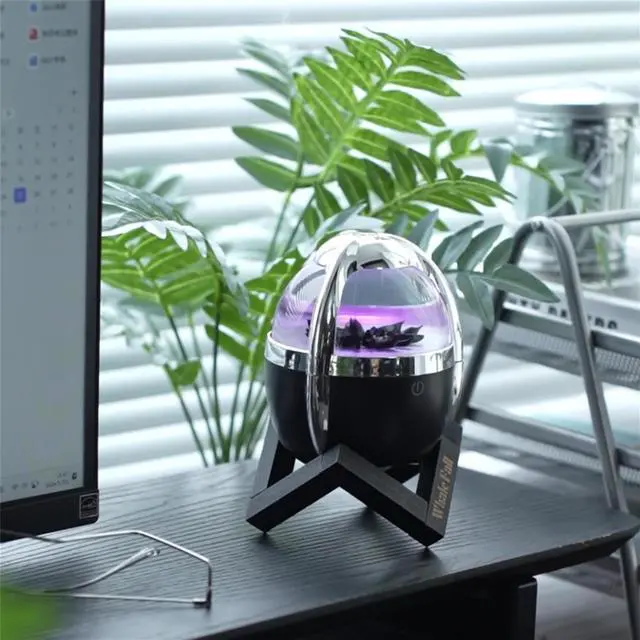 Alt view image 6 of 7 - Dancing ferrofluid Speaker Bluetooth 5.0 Wireless Speaker with Music Rhythm Magnetic Fluid Speaker Ferrofluid Display Lamp, Magnet Liquid Toy, Desktop Decor