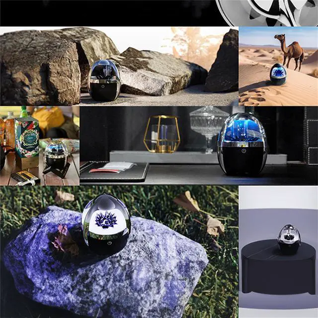 Alt view image 3 of 7 - Dancing ferrofluid Speaker Bluetooth 5.0 Wireless Speaker with Music Rhythm Magnetic Fluid Speaker Ferrofluid Display Lamp, Magnet Liquid Toy, Desktop Decor