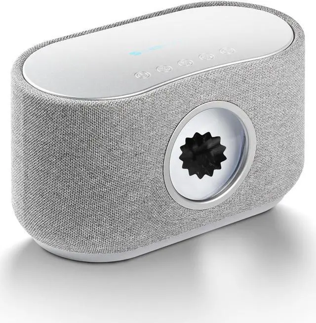 Main image of Magnetic Fluid Speaker,Dancing ferrofluid Speaker with Music Visualization Touch Control Stereo Sound + 3 Modes + 15W Wireless Charging,Creative Gifts,for Office Desktop Decor Silver