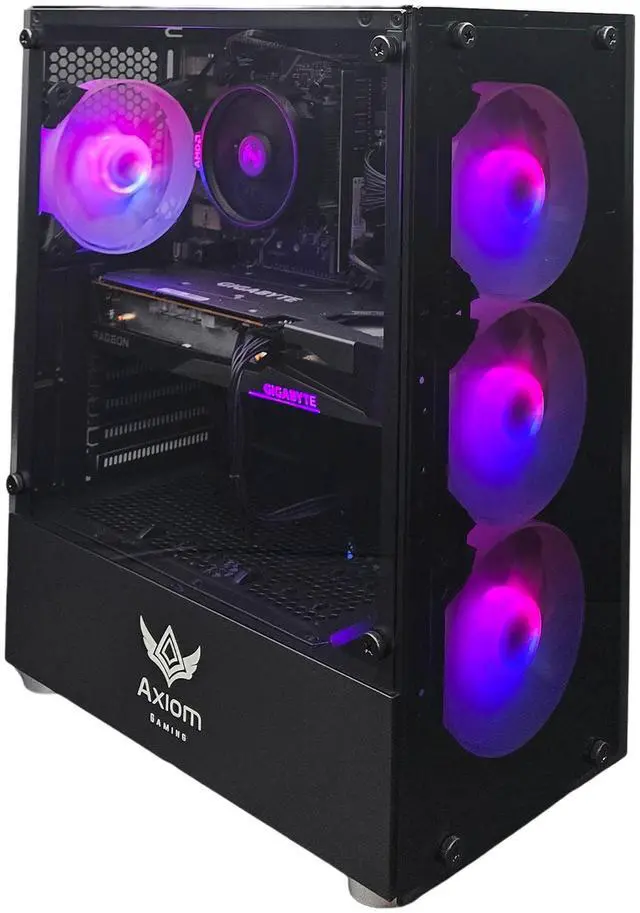 Main image of Axiom Gaming PC Eventrift, AMD Ryzen 5 5500, 16GB RAM, 512GB SSD, AMD Radeon RX 6600 8GB GDDR6, Wi-Fi, Windows 11 Home
