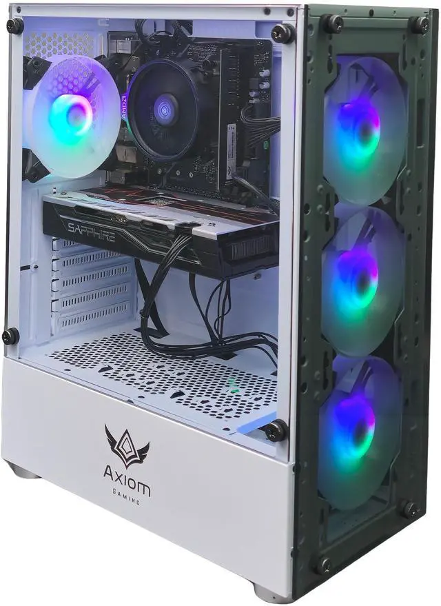 Main image of Axiom Gaming PC Starlight, AMD Ryzen 5, 16GB RAM, 512GB SSD, AMD Radeon RX 580 8GB GDDR5, Wi-Fi, Windows 11 Home