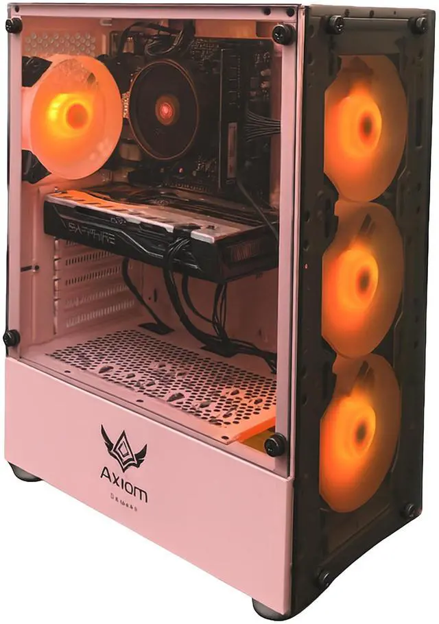 Alt view image 5 of 7 - Axiom Gaming PC Stardust, AMD Ryzen 5, 16GB RAM, 512GB SSD, AMD Radeon RX 580 8GB GDDR5, Wi-Fi, Windows 11 Home