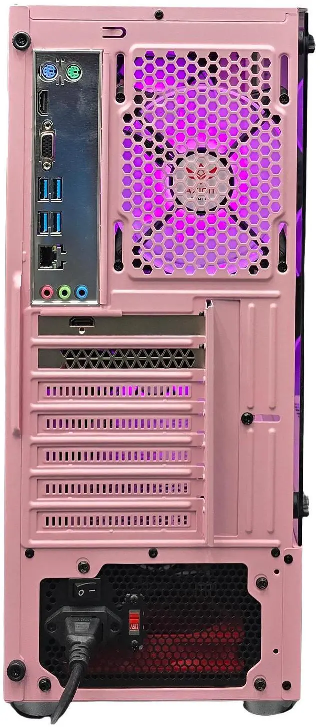 Alt view image 4 of 4 - Axiom Gaming PC Rosequasar, AMD Ryzen 5 5500, 16GB RAM, 512GB SSD, NVIDIA GeForce RTX 3060 Mobile 6GB GDDR6, Wi-Fi, Windows 11 Home