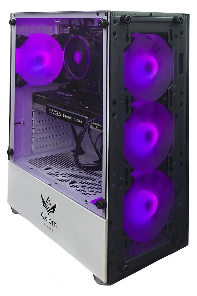 Alt view image 5 of 7 - Axiom Gaming PC Astrolight, AMD Ryzen 5, 16GB RAM, 512GB SSD, NVIDIA GeForce GTX 1080 8GB GDDR5X, Wi-Fi, Windows 11 Home