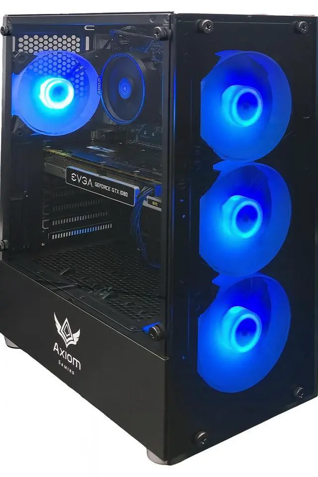 Alt view image 3 of 7 - Axiom Gaming PC Oblivion, AMD Ryzen 5, 16GB RAM, 512GB SSD, NVIDIA GeForce GTX 1080 8GB GDDR5X, Wi-Fi, Windows 11 Home