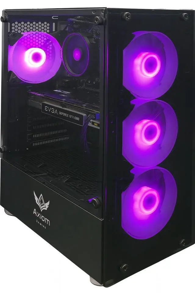 Alt view image 4 of 7 - Axiom Gaming PC Oblivion, AMD Ryzen 5, 16GB RAM, 512GB SSD, NVIDIA GeForce GTX 1080 8GB GDDR5X, Wi-Fi, Windows 11 Home