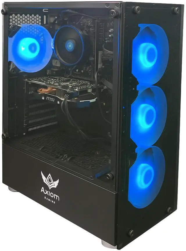 Alt view image 3 of 7 - Axiom Gaming PC Eclipse, AMD Ryzen 5, 16GB RAM, 512GB SSD, NVIDIA GeForce GTX 1060 6GB GDDR5, Wi-Fi, Windows 11 Home