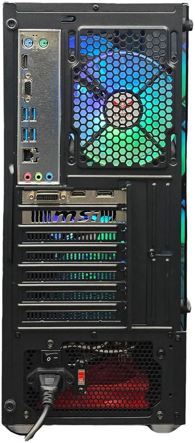 Alt view image 7 of 7 - Axiom Gaming PC Eclipse, AMD Ryzen 5, 16GB RAM, 512GB SSD, NVIDIA GeForce GTX 1060 6GB GDDR5, Wi-Fi, Windows 11 Home