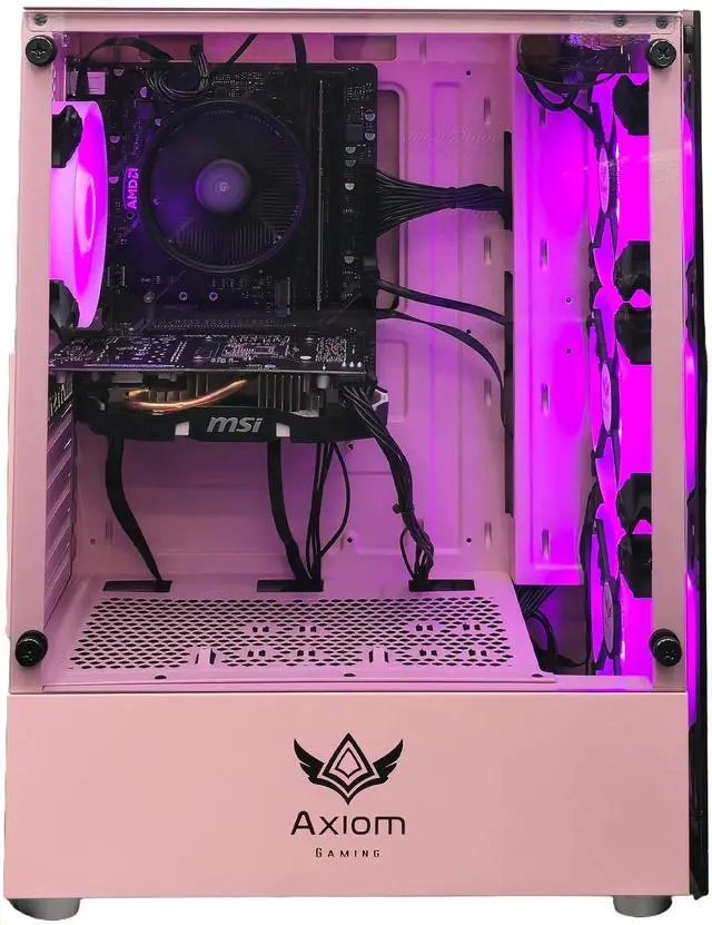 Alt view image 2 of 7 - Axiom Gaming PC Starbloom, AMD Ryzen 5, 16GB RAM, 512GB SSD, NVIDIA GeForce GTX 1060 6GB GDDR5, Wi-Fi, Windows 11 Home