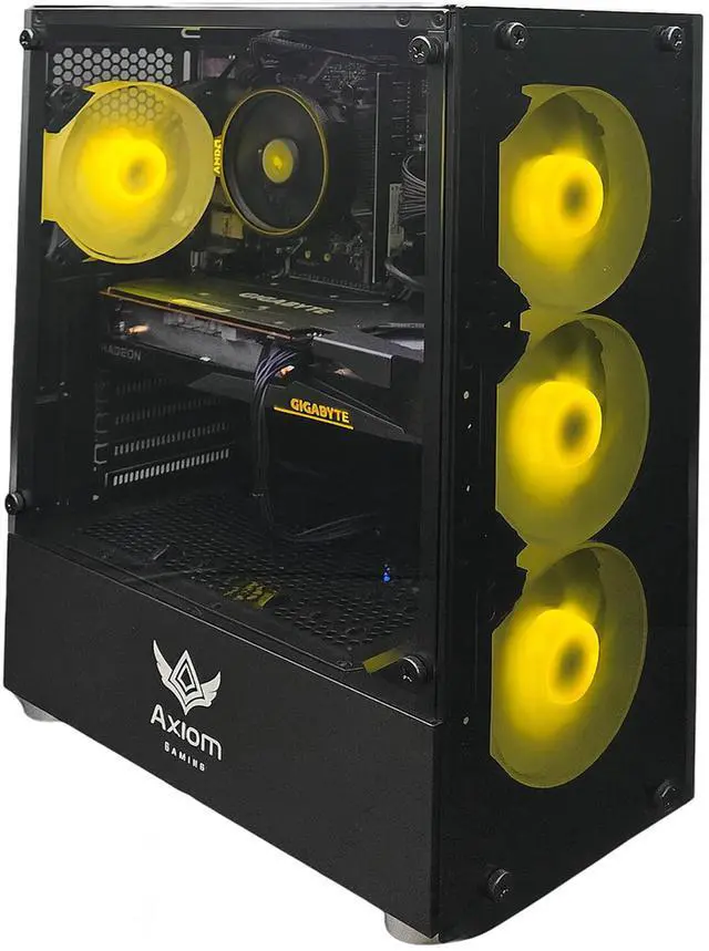 Alt view image 5 of 7 - Axiom Gaming PC Eventrift, AMD Ryzen 5 5500, 16GB RAM, 512GB SSD, AMD Radeon RX 6600 8GB GDDR6, Wi-Fi, Windows 11 Home