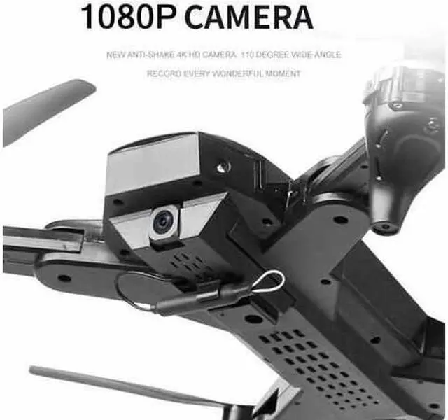 Alt view image 4 of 7 - 1080P Foldable FPV Drone GPS Positioning Aircraft Aerial Photography Quadcopter Altitude Hold RC Drone with 1080P Full HD Camera 2.4G WIFI Remote Control Headless Mode