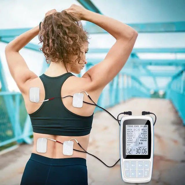 Alt view image 5 of 7 - JowTree TENS EMS Unit, FDA Cleared Electronic Muscle Stimulator for Pain Relief Therapy