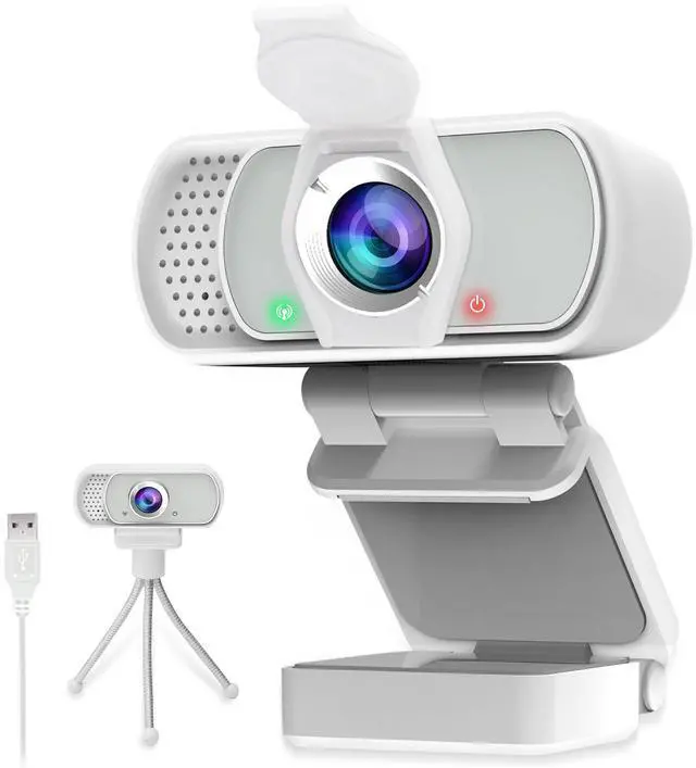 Main image of HZQDLN Webcam 1080P HD Computer Camera - Microphone Laptop USB PC Webcam, HD Full Gaming Computer Camera, Recording Pro Video Web Camera for Calling, Conferencing, 110-Degree Live Streaming Widescreen