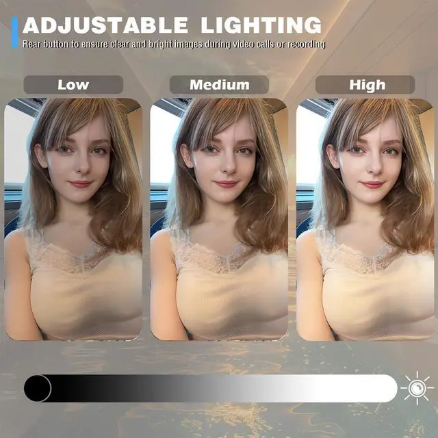 Alt view image 5 of 7 - HZQDLN W4 Autofocus Webcam, 2K 50fps QHD Dual Mic LED Lights USB Camera, 1080P 60fps Pro Streaming Web Camera Compatible with PC/Laptop/Switch 2 for    Zoom/Skype/Teams, Conferencing and Video Calling