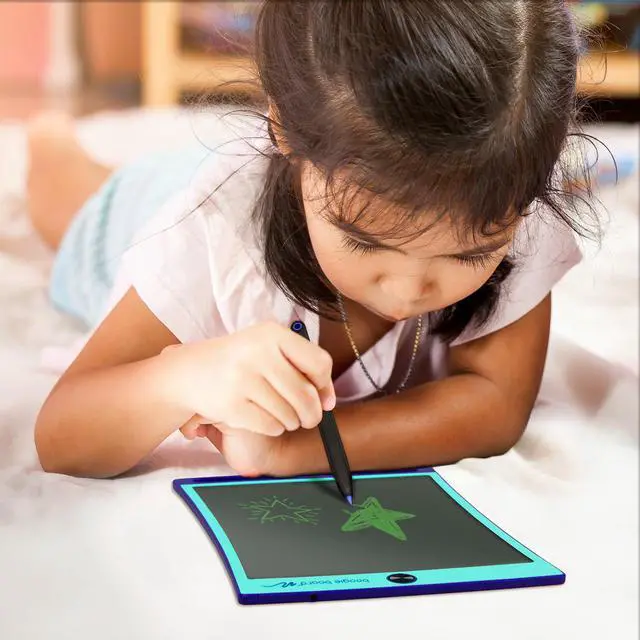 Alt view image 6 of 6 - Boogie Board Jot Reusable Writing Tablet - Bahama Blue