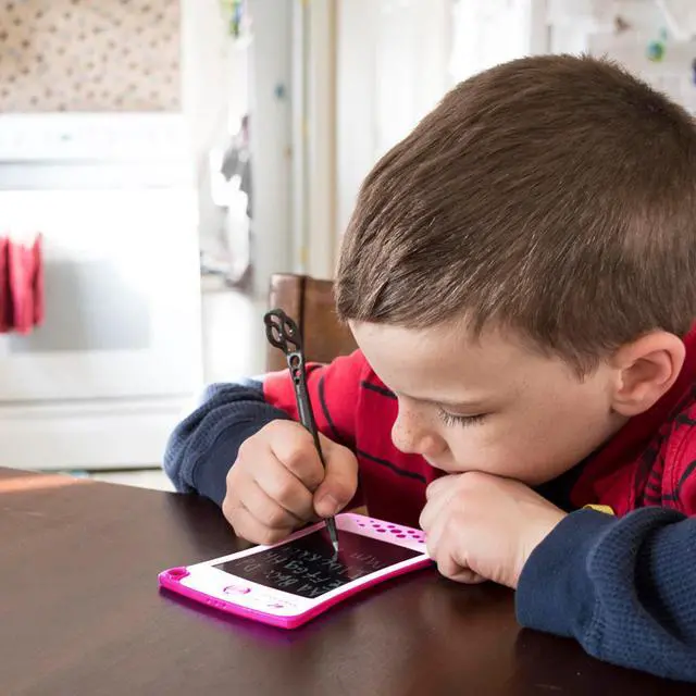 Alt view image 5 of 5 - Boogie Board Jot Pocket Reusable Writing Tablet - Pink