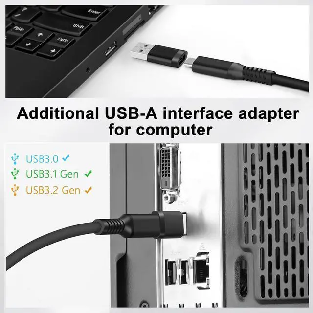 Alt view image 4 of 7 - Link Cable 16FT Compatible for Quest 3S/3, Quest 2/Pro, Pico 4, VR Headset Accessories Cable for Rift S/Steam VR Games, USB 3.0 Type C to C High Speed Data Transfer Charging Cord for Gaming PC