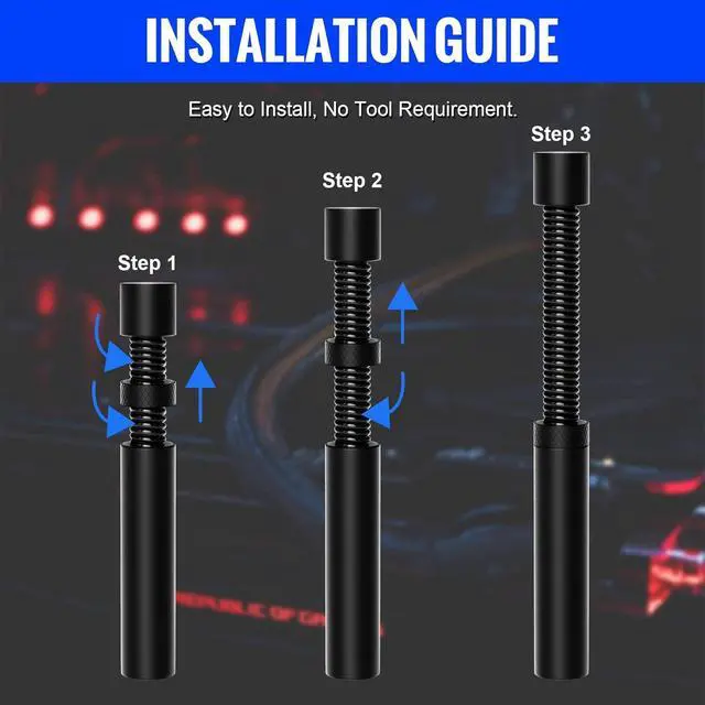 Alt view image 3 of 7 - GPU Support Bracket, Graphics Video Card Brace with Height Adjustable, Anti Sag Holder for Universal Graphics Card Sag, GPU Stand with Magnet and Rubber Pad (Black)