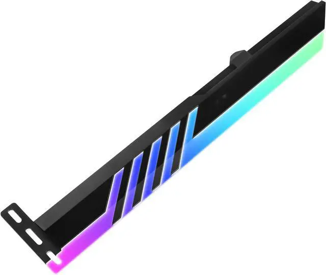 Alt view image 4 of 6 - Adiven updated 5V 3-pin Addressable RGB Graphics Card GPU Brace Support Holder,GPU Holder Brace Graphics Card Support,Support Video Card Sag Holder/Holster Bracket