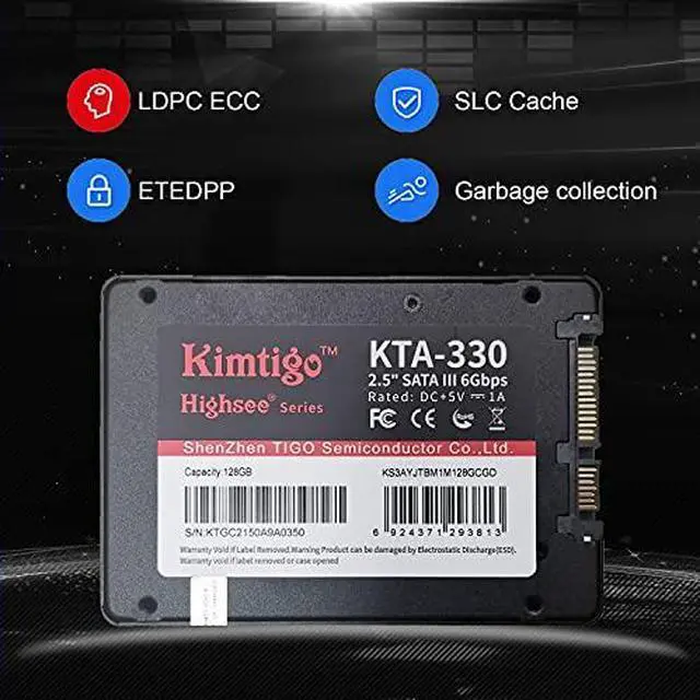 Main image of kimtigo 2.5" Internal SSD 1TB, 3D NAND Solid State Drive, SATA III 6Gb/s 2.5 inch 7mm (0.28"), Read up to 550MB/s