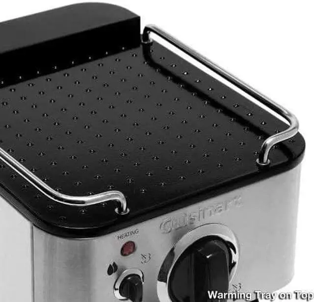 Alt view image 4 of 7 - Cuisinart EM-100NP1 1.66 Quart Maker Espresso Machine, Stainless Steel, Manual